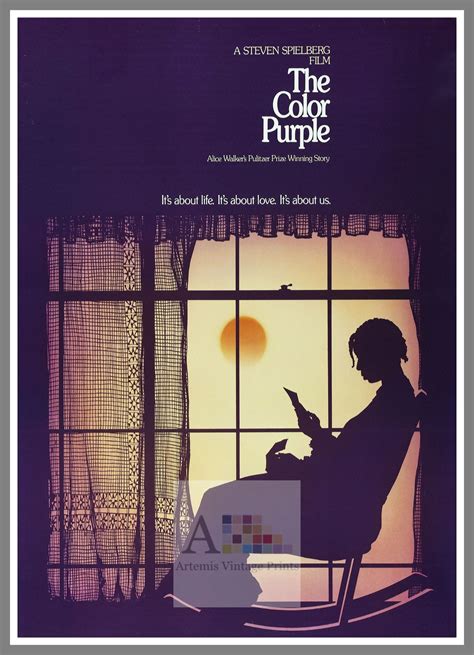 All About Movies The Color Purple Movie Poster One Sheet Whoopi Goldberg Oprah Winfrey Steven
