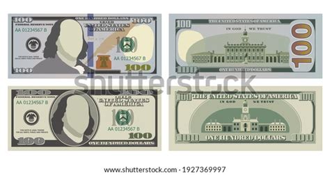 Hundred Dollar Bills New Old Design Stock Vector Royalty Free 1927369997