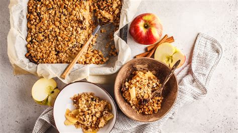Recette crumble aux pommes et aux flocons davoine