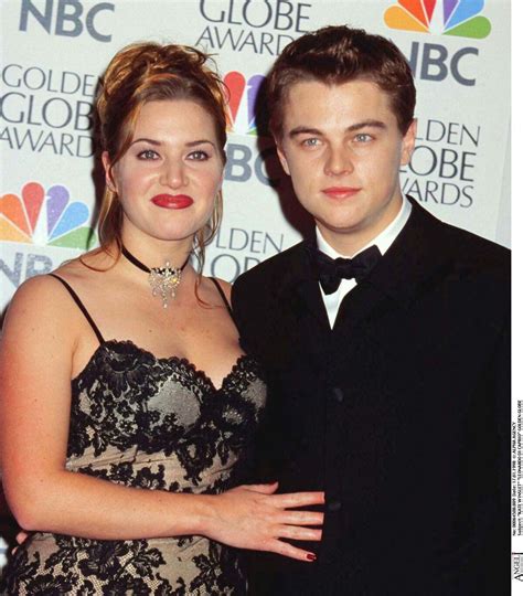 Photo Leonardo Dicaprio Et Kate Winslet Aux Golden Globes Pour D Fendre Le Film Titanic