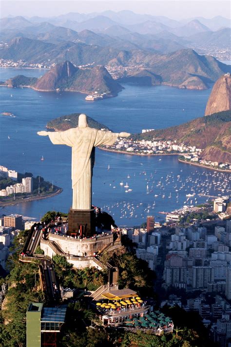 Brasil Rio De Janeiro Cristo Redentor Lugares Para Viajar