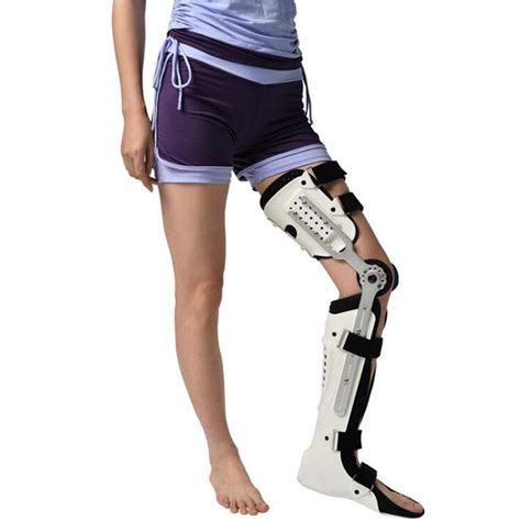 Buy Knee Ankle Foot Orthosis Brace With Walking Boots Brace Leg Fracture Lower Limb Paralysis