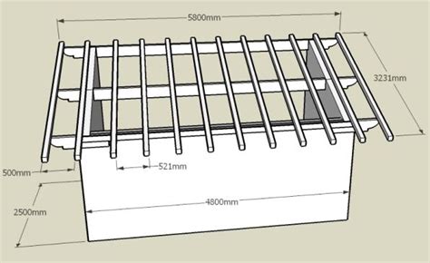 Maybe you would like to learn more about one of these? charpente une pente sur parpaing en 2020 | Abri de jardin ...