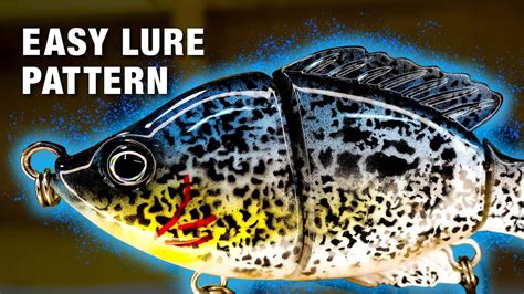 Easy Lure Painting Crappie Pattern Youtube