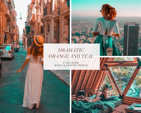 This is preset in the form of a zip file. Orange and Teal Lightroom Mobile and Desktop Presets | She ...