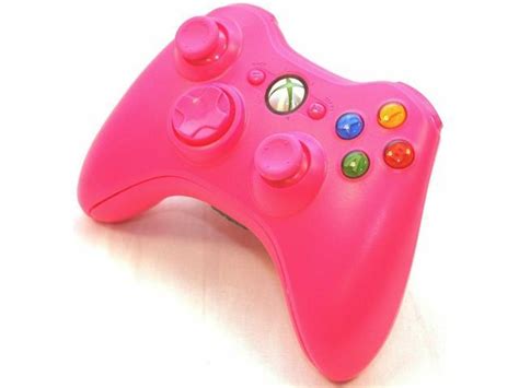 Refurbished Official Microsoft Xbox 360 Wireless Controller In Pink