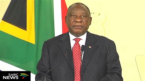 Bookmark this article to watch the address when it happens. President Ramaphosa to address the nation Wednesday night ...