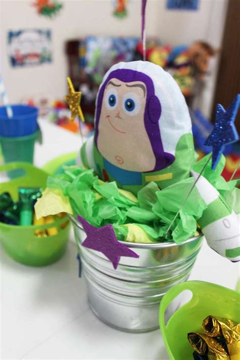 Buzz Lightyear Toy Story Birthday Party Ideas Photo 26 Of 48