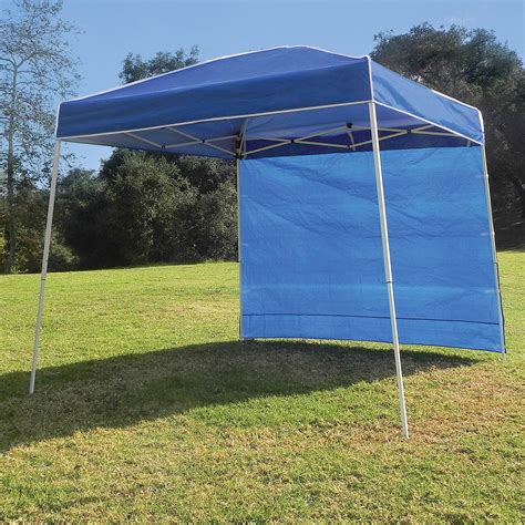 The commercial grade canopy has a strong full truss design that's rust resistant and has a hammertone powder coated finish. Z-Shade 10x10' Instant Canopy Tent Sidewall Accessory ...