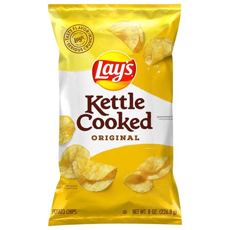 Lay's Kettle Cooked Original Potato Chips - Shop Chips at ...
