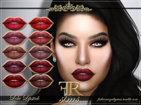 Lana Cc Finds Fashionroyaltysims Lola Lipstick Makeup Cc Sims 4