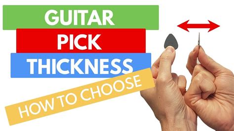 Guitar Pick Thickness How To Choose Your Ideal Pick Youtube