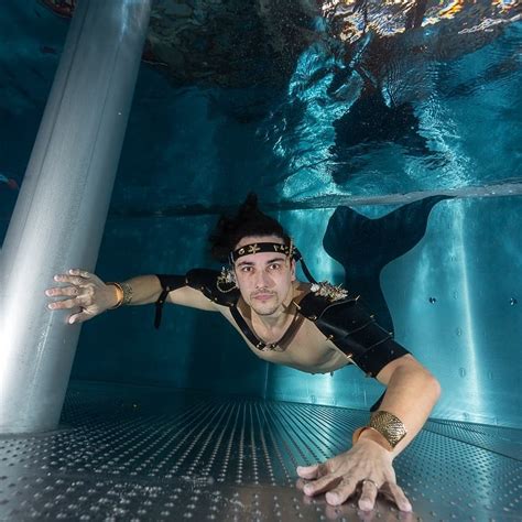 Underwater Men Underwater Barefaced Merman