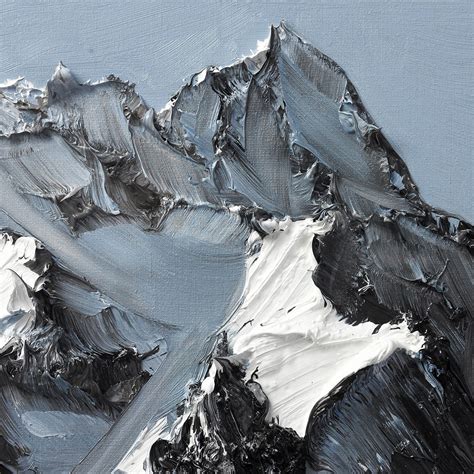 Conrad Jon Godlys Mountain Paintings Drip From The Canvas Искусство