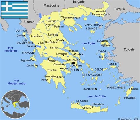 Map Of Greece Cities Major Cities And Capital Of Greece