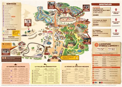 La Mer De Sable Map And Brochure Themeparkbrochures Net