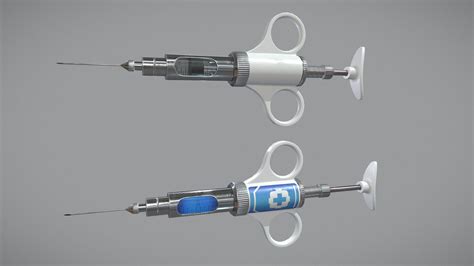 Lowpoly Syringe 3d Model By Yanix B2d62e2 Sketchfab