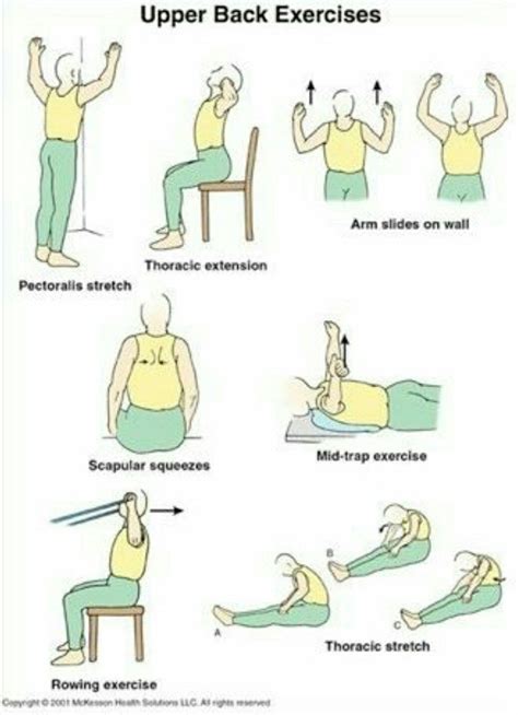 Upper Back Exercises Upper Back Pain Exercises Back Stretches For Pain