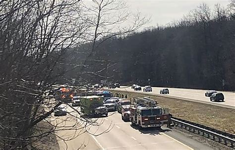 Update Victim Airlifted In Route 287 Multi Vehicle Crash Mahwah