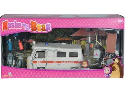Conjunto De Brincar Simba Toys Masha And The Bear Ambulance Wortenpt