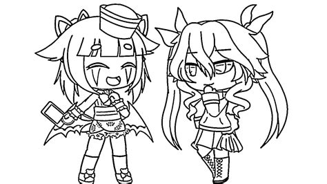 Bleh this kawaii anime is so sweet makes me drool. Gacha Life Coloring Pages. New Unique Collection. Print ...