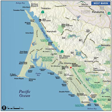 Map Of Marin County California Secretmuseum