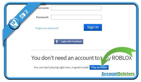 How To Login And Play As Guest On Roblox Accountdeleters