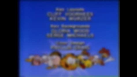 Garfield And Friends Beach Blanket Bonzo Credits Wangfilms Thai 1989 60fps Youtube