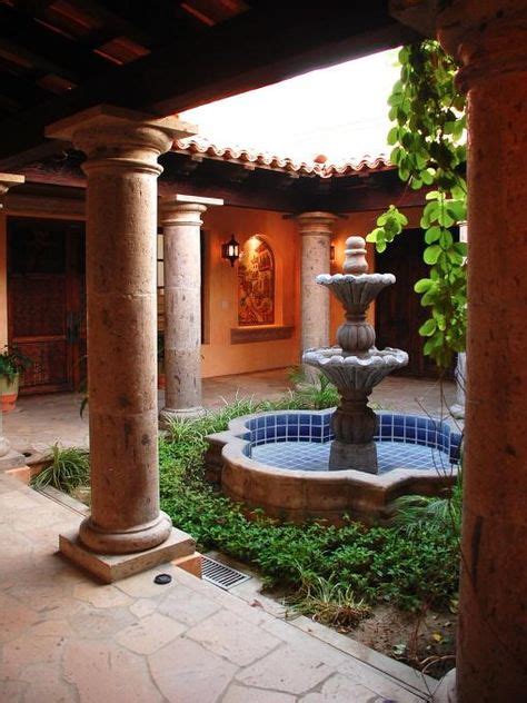 60 Spanishmexican Outdoor Fountains Ideas In 2020 Fountains