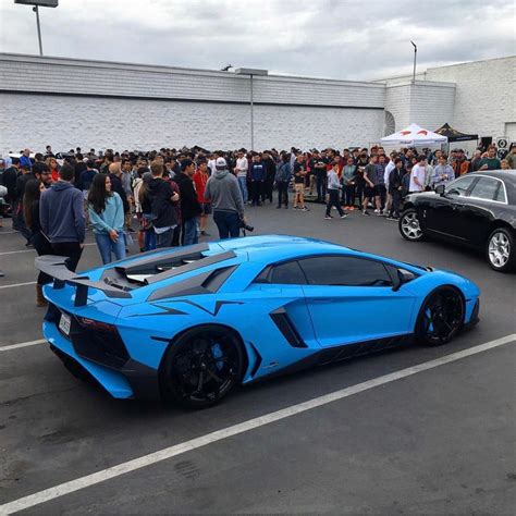 Lamborghini Aventador Super Veloce Coupe Painted In Blu Cepheus W A