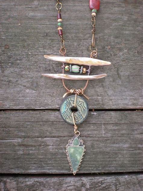 Maybe you would like to learn more about one of these? Maggie Zee Chinese bronze repro coin amulet necklace ...