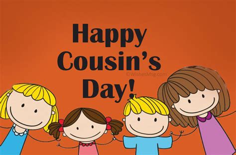 Happy Cousins Day Wishes And Quotes Wishesmsg