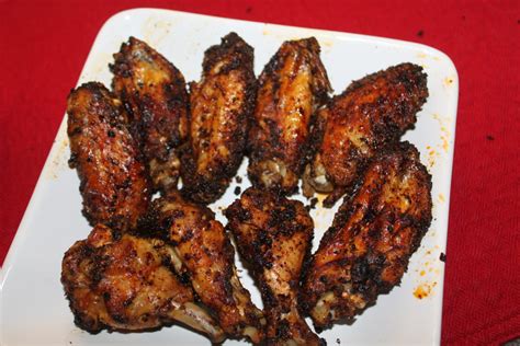 Crispy baked chicken wings with honey and spices. BAKED Chicken Wing Recipe With Chipotle Dry Rub - A Superbowl Compromise - Old World Garden Farms