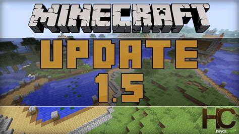 Minecraft 15 Update Details Youtube