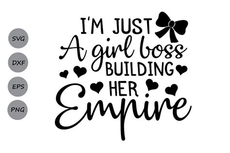 Just A Girl Boss Building Her Empire svg, just a girl boss svg. By