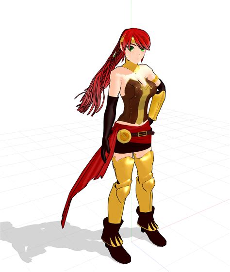 Mmdrwby Pyrrha Nikos Model D By Miku Nyan02 On Deviantart