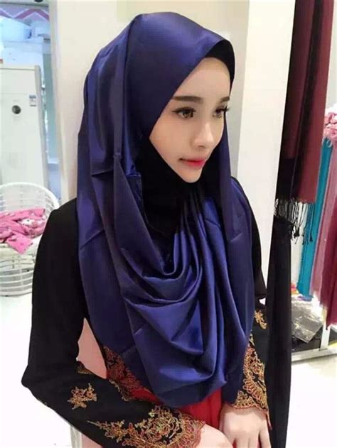 2016 Elegant Long Malaysia Selendang Tudung Hijab Muslim