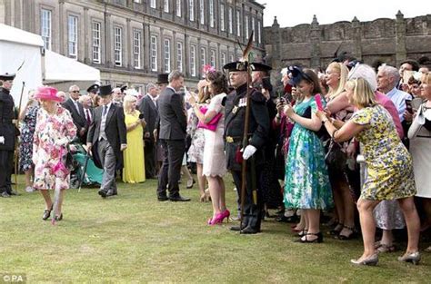 Queen Elizabeth Ii Hosts The Annual Garden Party At The Palace Of Holyroodhouse In Edinburgh On