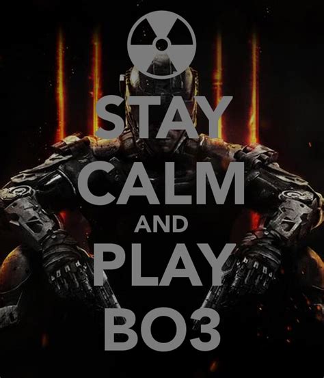 Free Download Stay Calm And Play Bo3 Poster Mike Keep Calm O Matic
