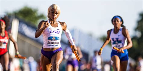 LSU Track And Field Star ShaCarri Richardson Announces She Will Be
