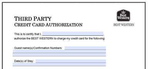 Credit card authorization form templates | a guide to credit card authorization forms plus 40 free advantages of using credit card authorization forms. Download Best Western Credit Card Authorization Form Template | PDF | FreeDownloads.net