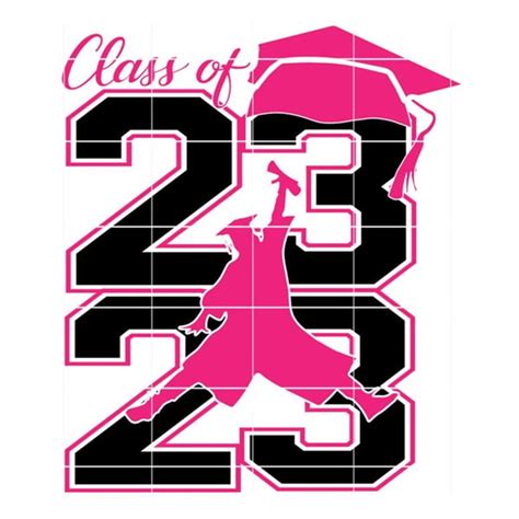 Class Of 2023 Stacked Svg 2023 Senior Jumpman Svg Graduate Inspire