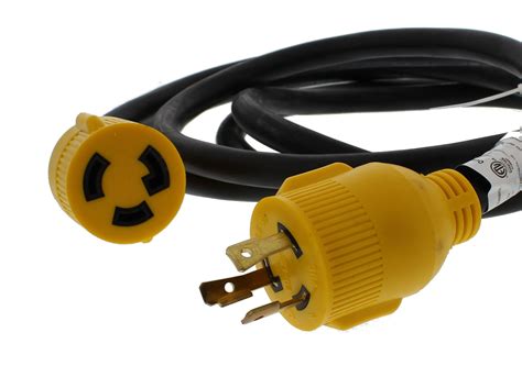Then use a utility knife to split and slice off the jacket about 3/4 inch from the end of the cord. ABN | 30 AMP Generator Cord - 10' Foot STW Extension Cord ...