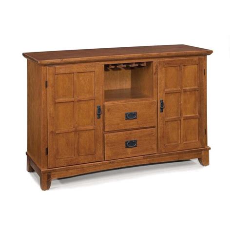 Home Styles Arts And Crafts Missionshaker Cottage Oak Wood Buffet With