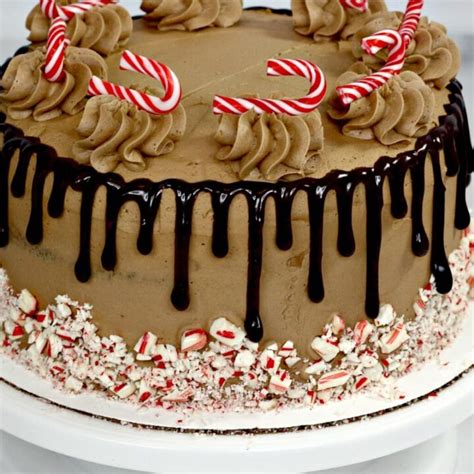 Candy Cane Chocolate Cake A Stunning Christmas Cake That Wows