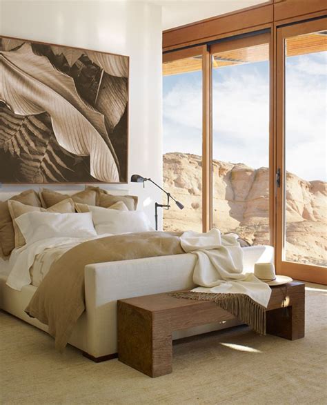 Ralph Lauren Homes Streamlined And Luxurious Desert Modern Bed Desert