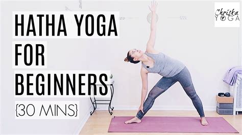 Hatha Yoga For Beginners 30 Min Yoga Class With Yoga Standing Poses