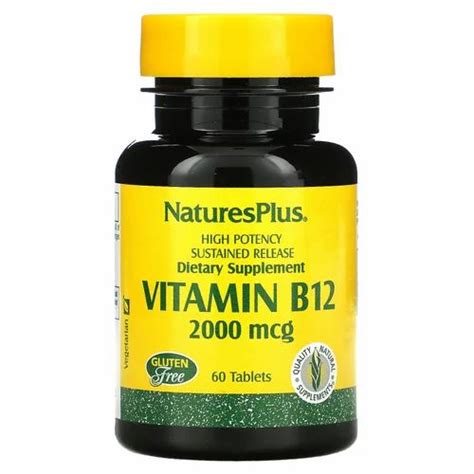 Natures Plus Vitamin B12 2000 Mcg Tablets At Rs 367600 Vitamin
