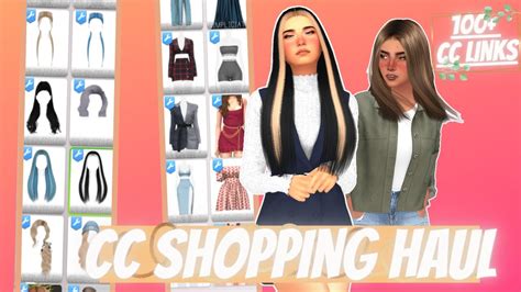The Sims 4 Cc Shopping Haul💖👑100links Youtube