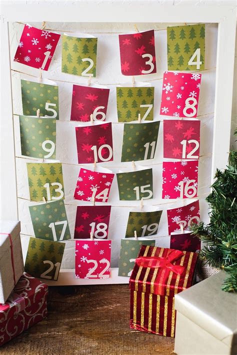 Clothespin Diy Advent Calendar Tutorial Diy Advent Calendar